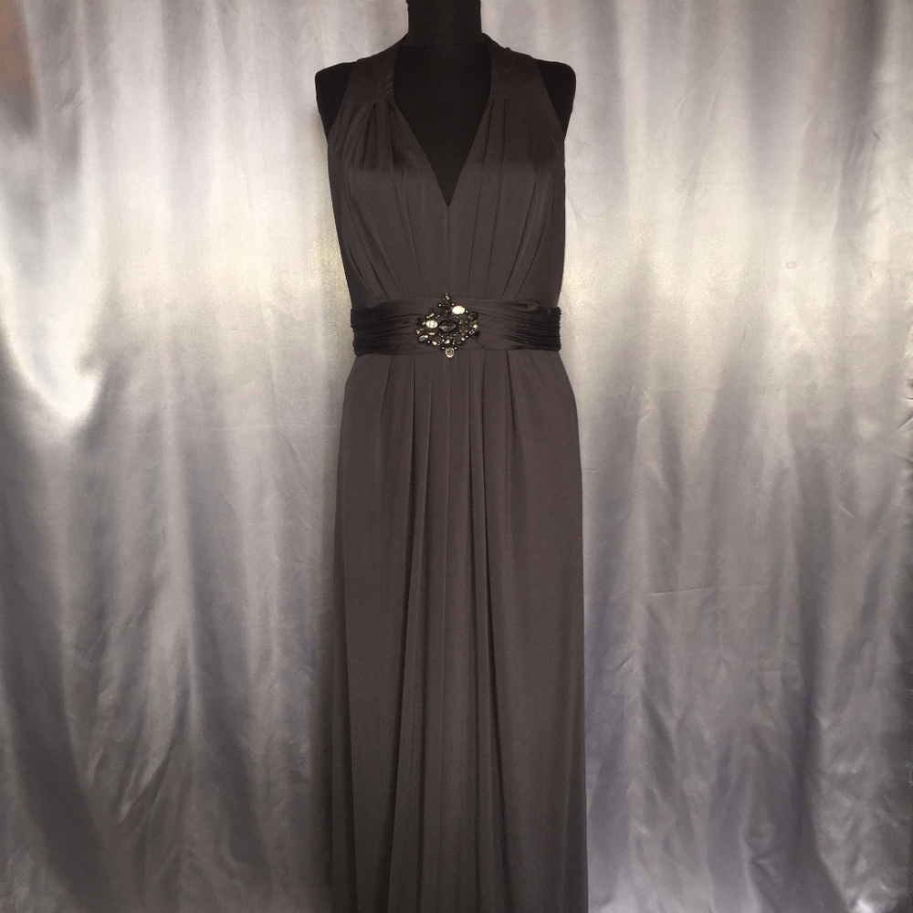 Eliza J womens floor length gown